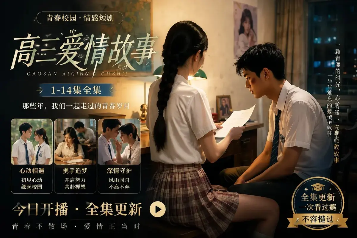 《高三爱情故事》AI短剧全集在线观看-蓝光修复中字版高清零卡顿-百度阿里云盘直链免费播放