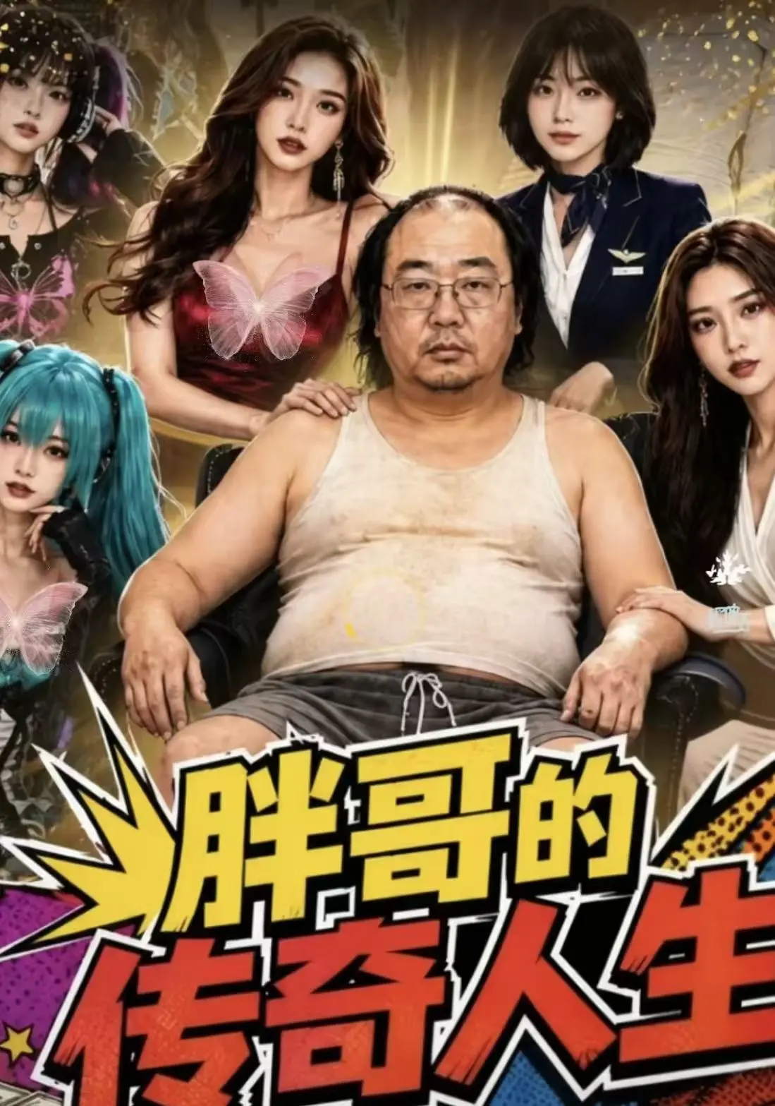 黄果魔改ai短剧《胖哥的传奇人生》全集无广告免费在线观看-胖哥的传奇人生夸克迅雷百度云网盘全集直达免费下载-200斤胖子逆袭太解气